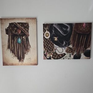 NWT Set Of 2 Boho Large Wall Hangings 21x28 Inches